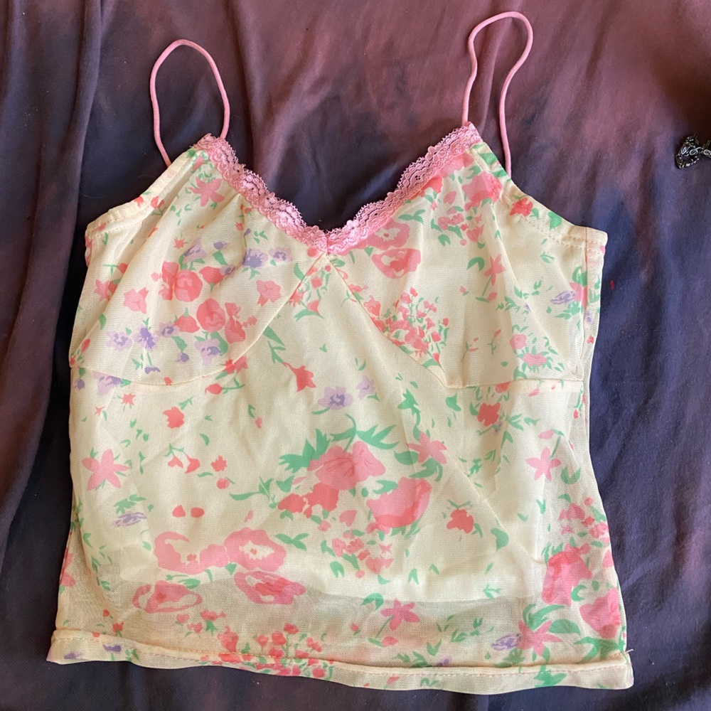 Floral Cropped Cami